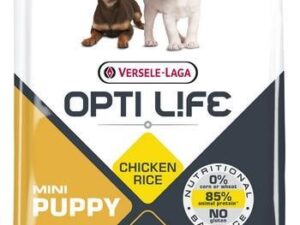 Opti Life PUPPY mini giver din hvalp alle de nødvendige næringsstoffer for en afbalanceret og sund vækst. Det indeholder 85% animalsk protein.
