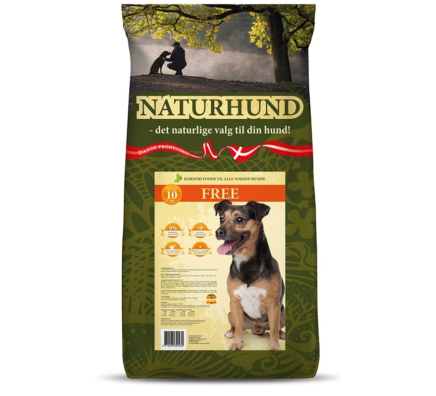 Naturhund Free - 10 kg - Rolfsminde Foder