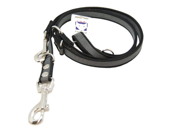Fenriz dressurline med gummi - 2,2 meter/19mm