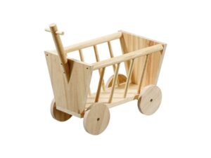 Høhæk formet som en trækvogn