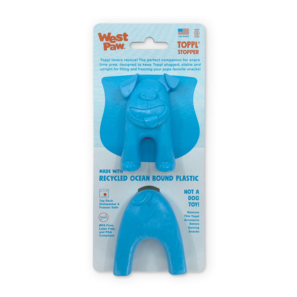 West Paw Toppl Stopper - Blå