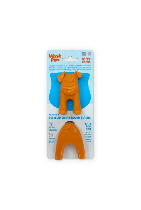 West Paw Toppl Stopper - Orange