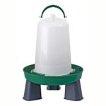 Fjerkræsvander Grøn med ben - 1,5 L