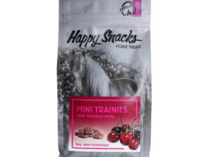 Happy Snacks Mini Trainies m. kirsebærsmag. Er små hestegodbidder til træning