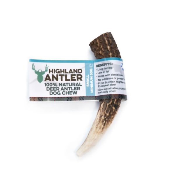 Antler hjortegevir small, en god og meget holdbar tyggesnack til de tyggeglade hunde