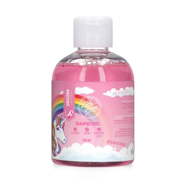 Lucky Horse Unicorn Shampoo – mild og plejende hesteshampoo med blomsterduft