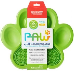 Paw Slowfeeder og slikkemåtte – blå