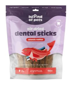 Island of Pets, Air-dried Atlantic redfish dental sticks – 150g