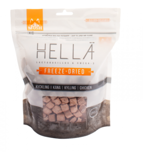 MUSH HELLÄ Kylling Frysetørret – 250g