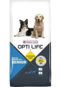 Opti Life Senior Maxi/medium – kylling og ris 12,5 kg