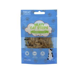 Treateaters Salmon & Catnip strips – 30g