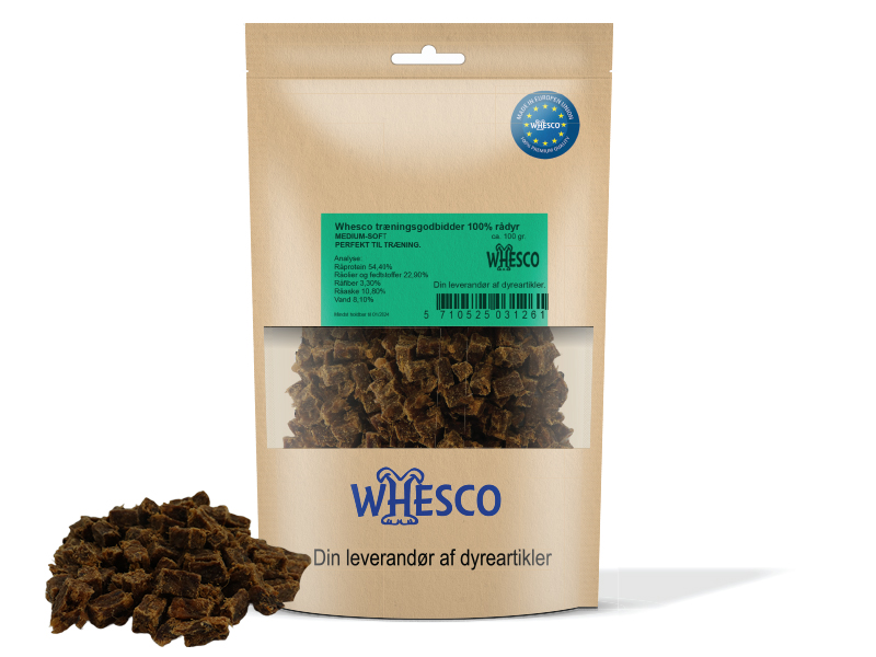 Whesco NaturligeTræningsgodbidder Medium-soft Rådyr
