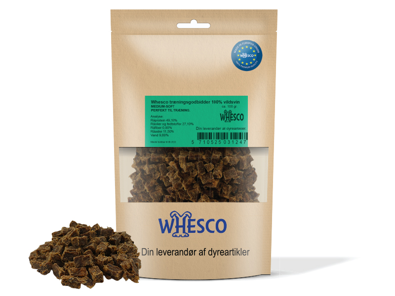 Whesco NaturligeTræningsgodbidder Medium-soft Vildsvin