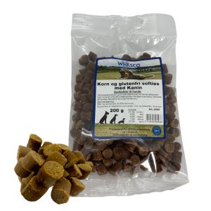 Whesco kornfrie softies m. Kanin – 200 gram