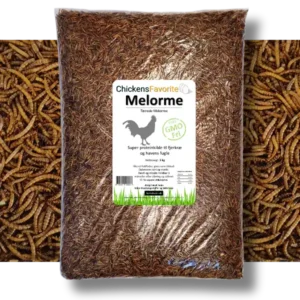 NettoFoder Tørrede Melorme – 5 kg (Bestillingsvare, leveringstid ca. 2 uger)
