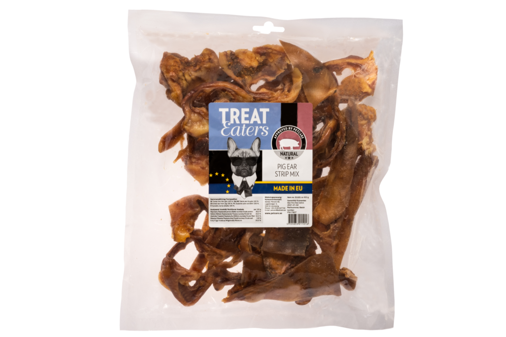TreatEaters Pig Ear Strip Mix - 450 gram